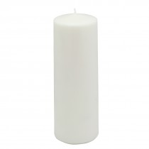 3 x 9 Inch White Pillar Candles