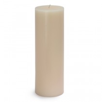 3 x 9 Inch Pale Ivory Pillar Candle