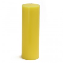 3 x 9 Inch Yellow Citronella Pillar Candle