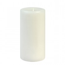 3 x 4 Inch  White Pillar Candle