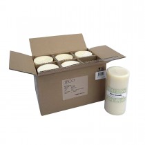 3 x 6 Inch Ivory Pillar Candles - Set of 6