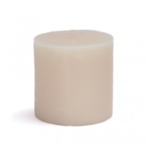 3 x 3 Inch Pale Ivory Pillar Candles (12pcs/Case) Bulk