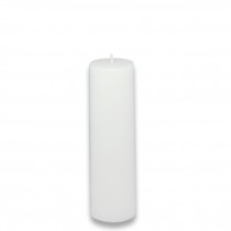 2 x 6 Inch White Pillar Candle