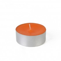 Mega Oversized Orange Tealights (144pcs/Case) Bulk
