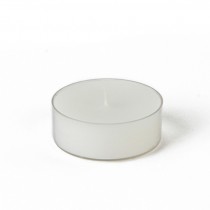 Mega Oversized White Tealights (144pcs/Case) Bulk