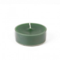 Mega Oversized Hunter Green Tealights (144pcs/Case) Bulk
