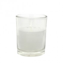 White Citronella Round Glass Votive Candles (96pcs/Case) Bulk
