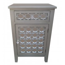 30 Inch H Grey Wooden Console Table