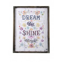 Dream Big Shine Bright Plaque