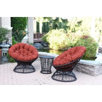 Brick Red Cushion for Papasan Swivel Chair