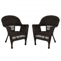 Wicker Chair Without Cushion - Set of 2