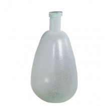 17.75" Suava Frosted Glass Vase