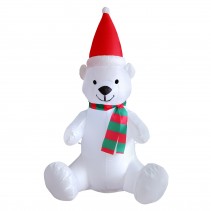 4FT Inflatable Polar Bear