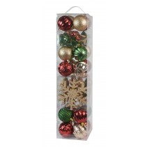 Rustic 40Pk Asst Styles-Brown/Gold/Red