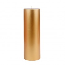3 x 9 Inch Metallic Pillar Candle