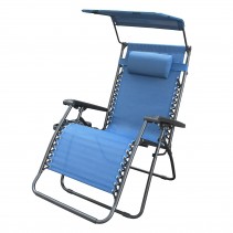 Oversized Zero Gravity Chair with Sunshade and Drink Tray