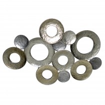Champagne Circle Metal Wall Decor