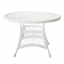 Wicker 44 Inch Round Dining Table