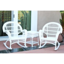 3pc Santa Maria Rocker Wicker Chair Set Without Cushion