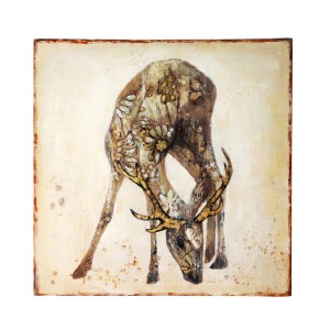 30 Inch Deer Canvas