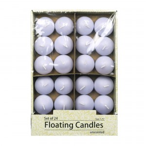 1 3/4 Inch Lavender Floating Candles (288pcs/Case) Bulk