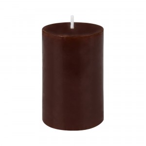 2 x 3 Inch Brown Pillar Candle