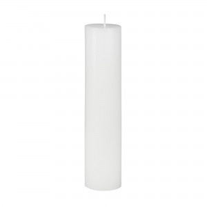 2 x 9 Inch White Pillar Candle