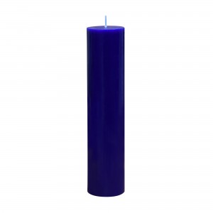 2 x 9 Inch Blue Pillar Candle