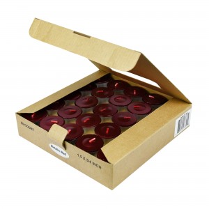 Metallic Red Tealight Candles (600pcs/Case) Bulk