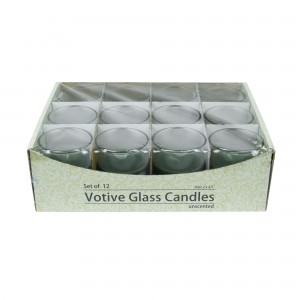 Hunter Green Round Glass Votive Candles (96pcs/Case) Bulk