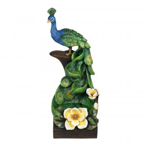 39 Inch Peacock Fountain wth Led Light