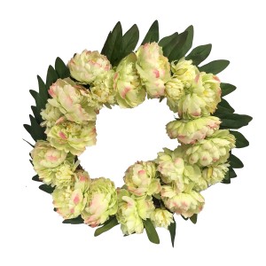 16 Inch Peony Wreath