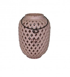 6 Inch H ceramic candle holders
