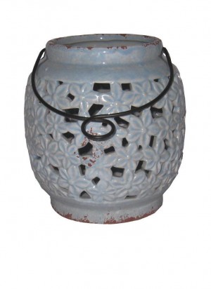 6.3 Inch H ceramic candle holders