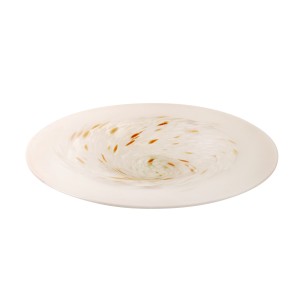 Melitene 18.5 Inch Decorative Glass Plate