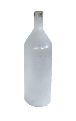 Paralus 19" Frosted Glass Decorative Vase