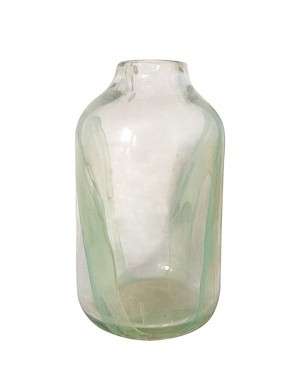 Saga 10.25" Clear Glass Decorative Vase