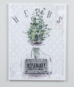 15.74 Inch H white/green 3D canvas wall art