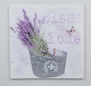 15.75 Inch H purple 3D canvas wall art
