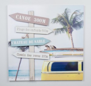 23.62 Inch H pink 3D canvas wall art