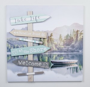 23.62 Inch H pink 3D canvas wall art