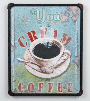 19.7 Inch H white/black canvas wall art