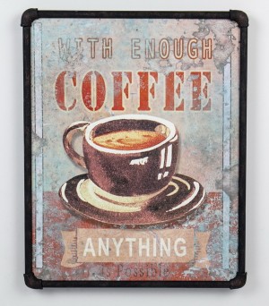 19.7 Inch H white/black canvas wall art