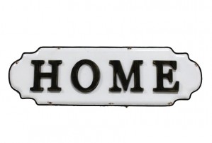 9.25 Inch L metal wood wall deco