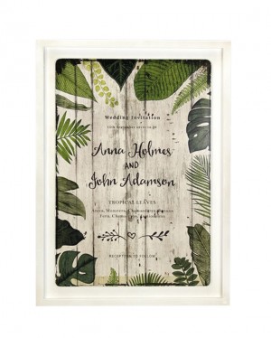 WALL PLAQUE WITH FRAME