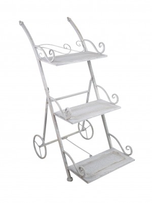 Orchies 3-Tiered Round Metal Plant Stand