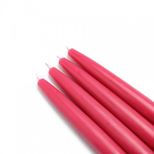 6 Inch Red Taper Candles (1 Dozen)