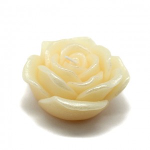3 Inch Ivory Rose Floating Candles (144pcs/Case) Bulk