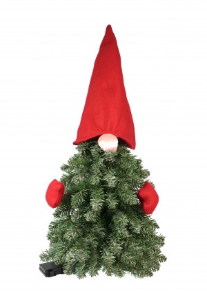 2.5FT Pre-Lit Gnome Christmas Tree