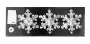 4Ft Christmas  Acrylic Led Snowflake  with Try Me